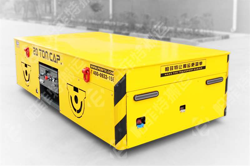 浙江溫州40噸蓄電池電動(dòng)平車驗(yàn)貨成功