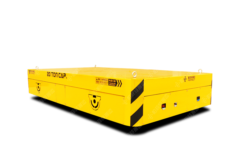 美國BWP-20噸無軌電動平車交接成功