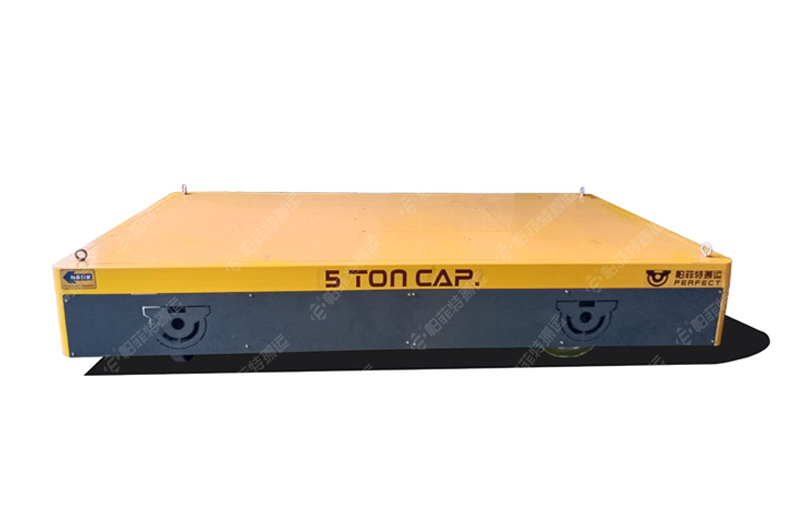 天津市西青開發(fā)區(qū)BWP-5噸無軌電動平車順利交付